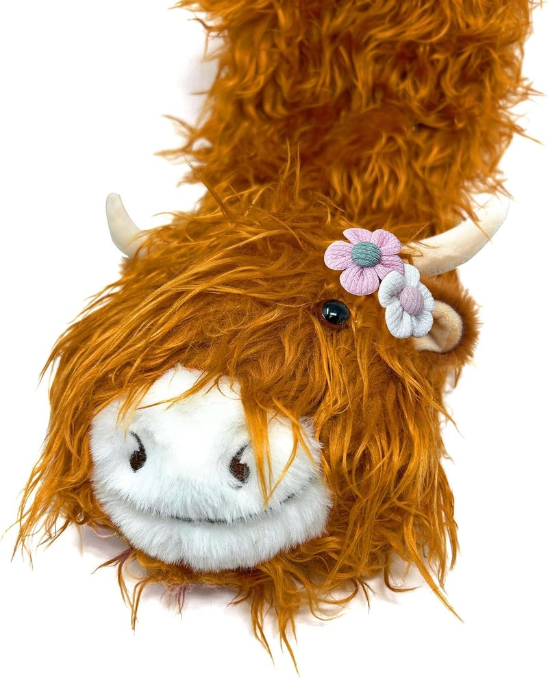 ooohyeah Kids’ Funny Fuzzy Animal Slipper Socks, Cute Soft Non-Slip Warm Socks for Girls & Boys, Size 1-5 - Image 3